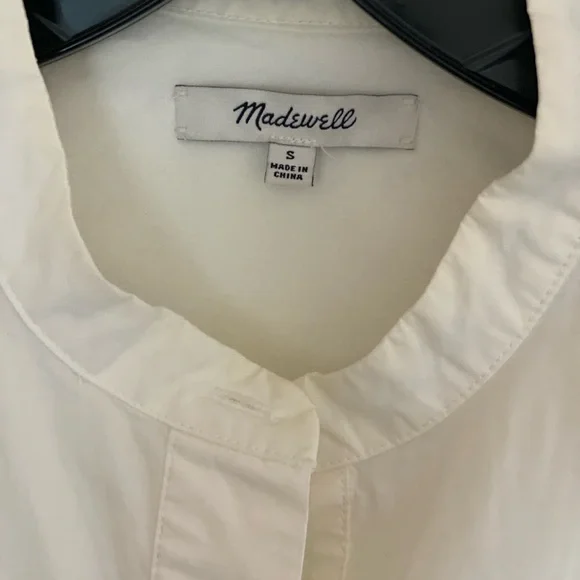 White Button-Up Blouse - Picture 5 of 6